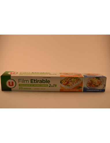 FILM ETIRABLE 2EN1 U 20 METRES - Accessoires ménagers FILM ETIRABLE 2EN1 U 20 METRES - Accessoires ménagers