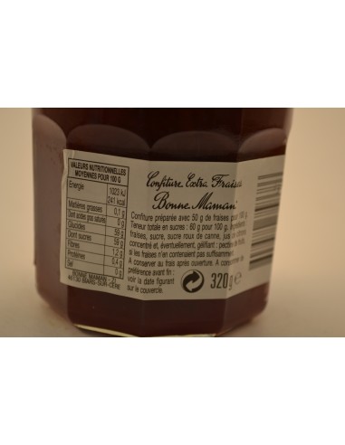 320G CONFITURE FRAISE B MAMAN - Petits déjeuners 320G CONFITURE FRAISE B MAMAN - Petits déjeuners
