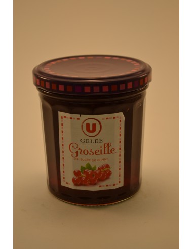 370G GELEE DE GROSEILLES U - Petits déjeuners 370G GELEE DE GROSEILLES U - Petits déjeuners
