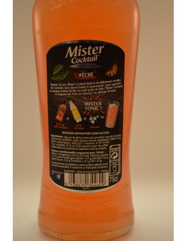 75CL MISTER COCKTAIL PECHE - Alcools apéritifs & digestifs 75CL MISTER COCKTAIL PECHE - Alcools apéritifs & digestifs