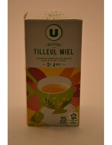 40G 25XINFUSION TILLEUL MIEL U - Thés 40G 25XINFUSION TILLEUL MIEL U - Thés