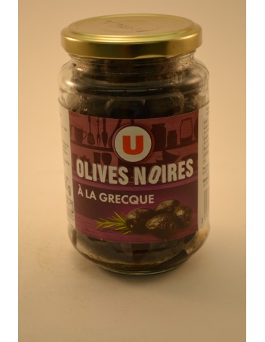 250G OLIVES NOIRES GRECQUES U - Sauces 250G OLIVES NOIRES GRECQUES U - Sauces